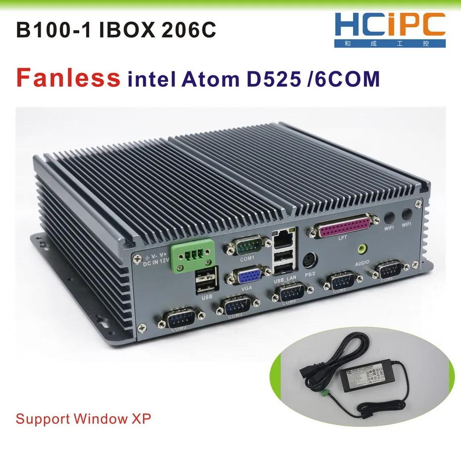 HCiPC B100-1 IBOX 206C(D525) Ҹ  PC,  ǻ, ̴ ڽ PC, 6COM R232